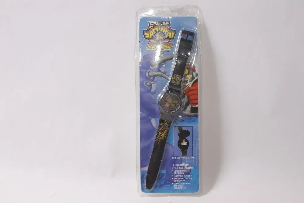 1994 Superhuman Samurai Syber-Squad Flip-lid Watch ~ 260806-WH 528